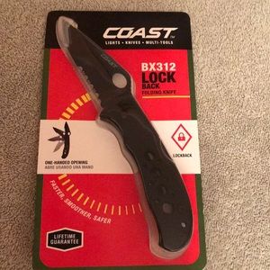 Coast BX412 lock back folding knife